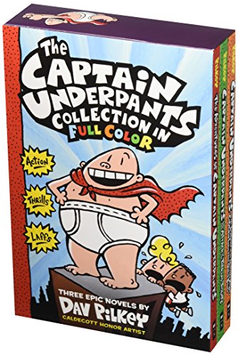 The Captain Underpants Color Collection (Captain Underpants #1-3 Boxed Set)
