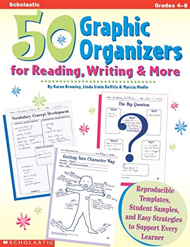 50 Graphic Organizers for Reading, Writing & More (Grades 4-8)
