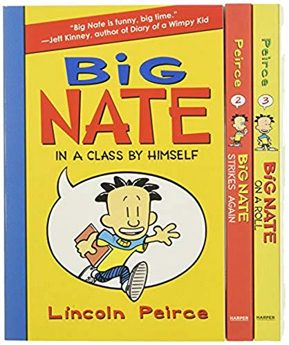 Big Nate Triple Play Box Set: Big Nate: In a Class by Himself, Big Nate Strikes Again, Big Nate on a Roll