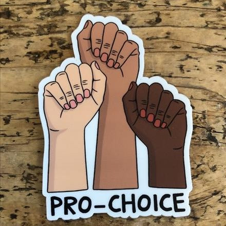 The Found: Pro-Choice Hands Die Cut Sticker