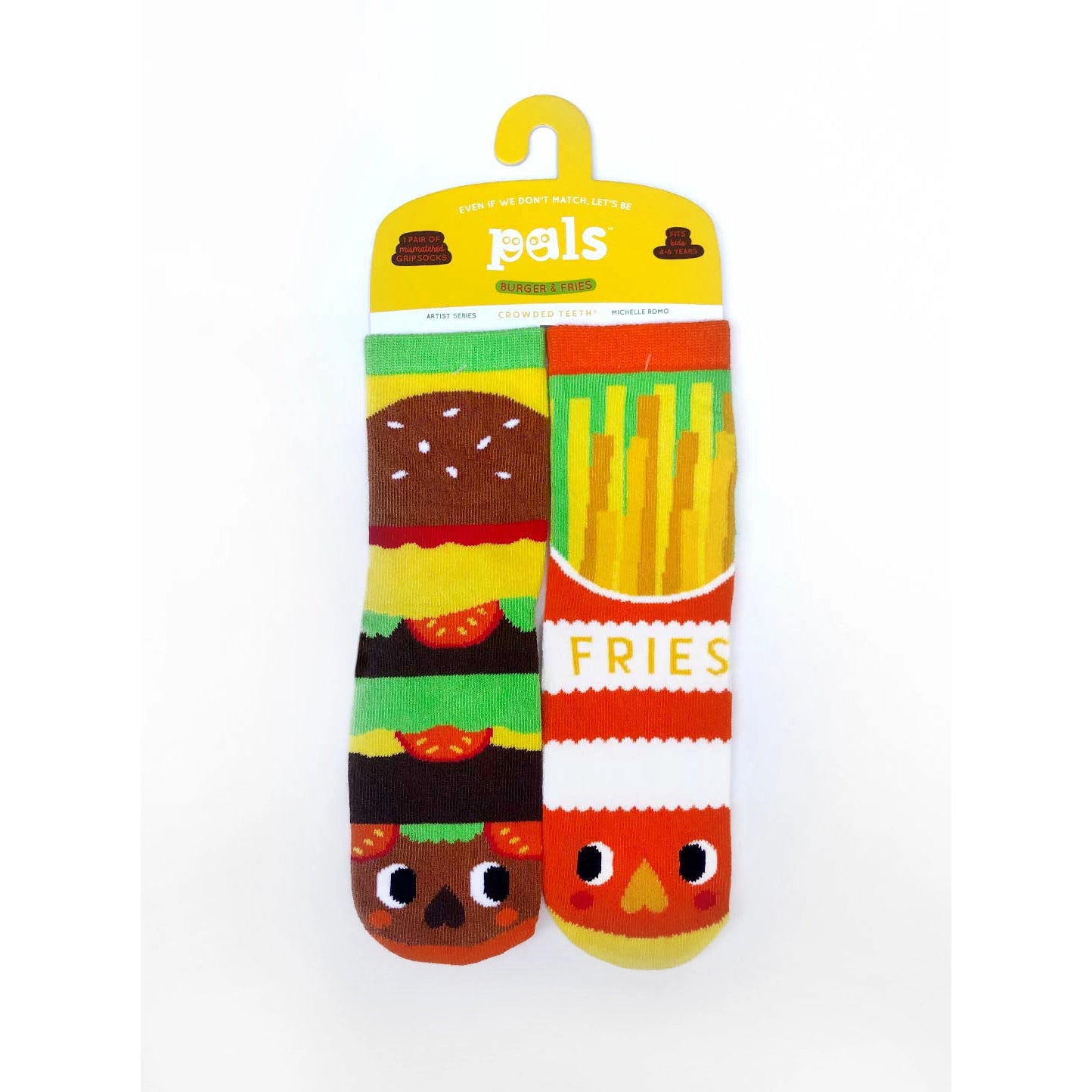 Pals Socks: Burger & Fries