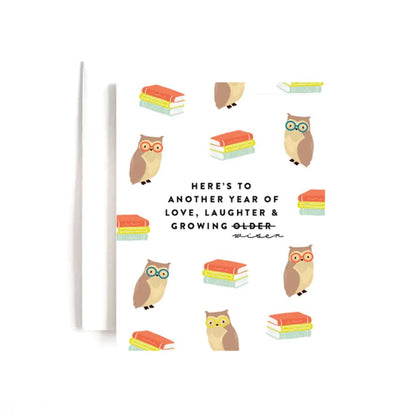 Joy Paper Co: Growing Wiser Birthday Card