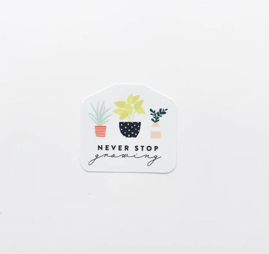Joy Paper Co: Never Stop Growing Plant Sticker