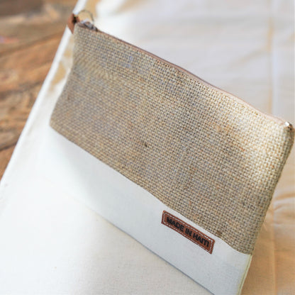 2nd Story Goods: Burlap Wristlet