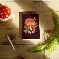 Denik: Midnight Mushroom Classic Layflat Notebook