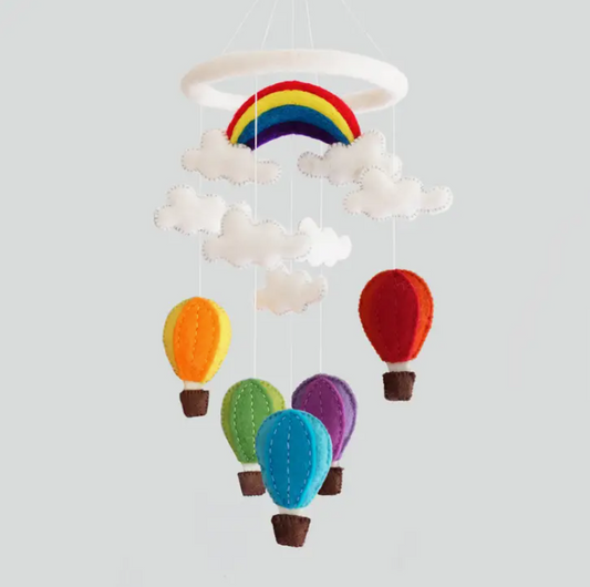 The Winding Road: Hot Air Balloon Mobile