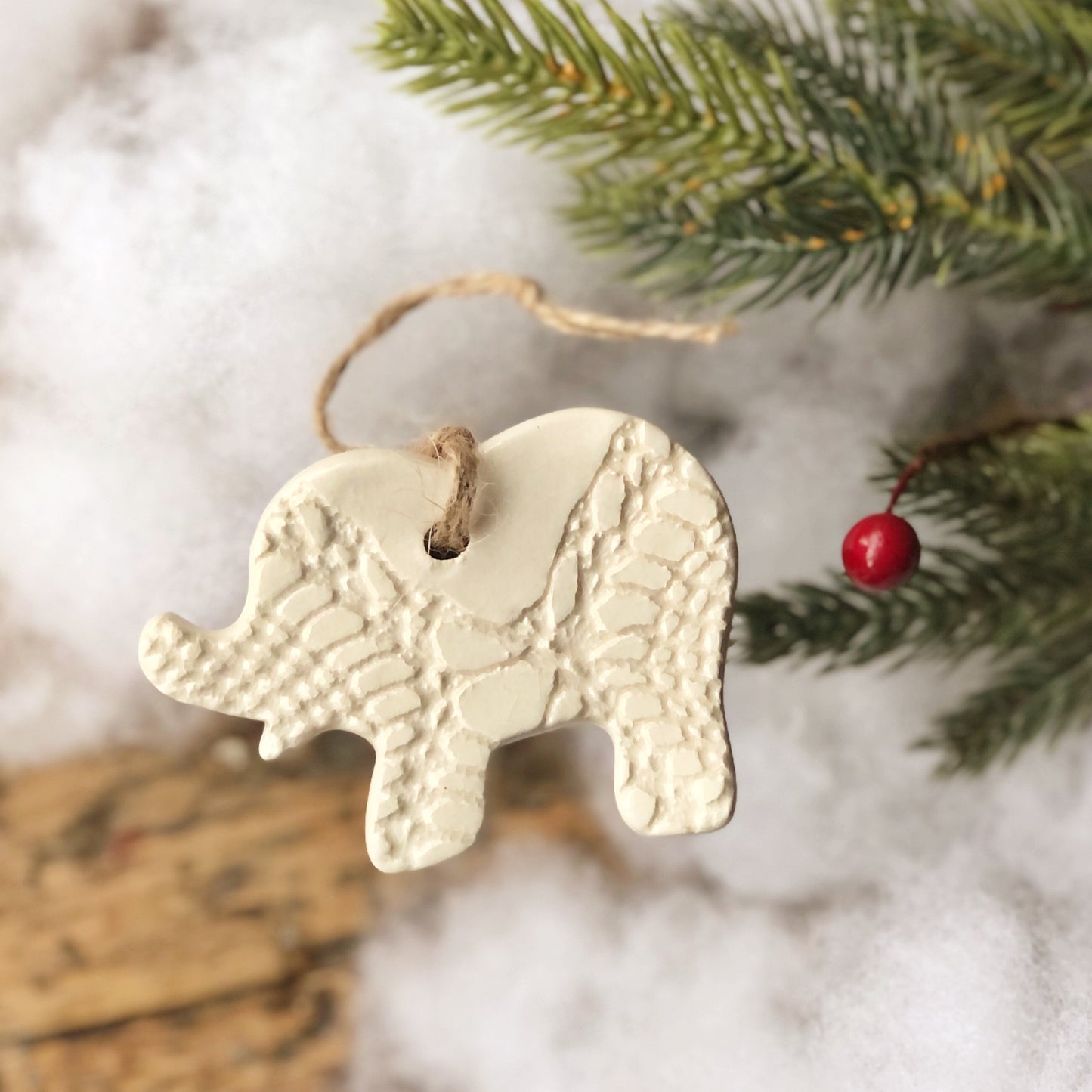 Prodigal Pottery: Elephant Ornament