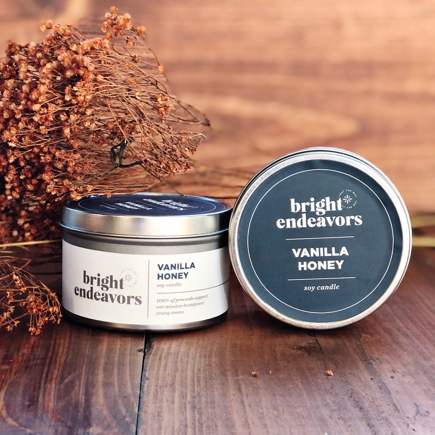Bright Endeavors Candle: Vanilla Honey (8 oz.)