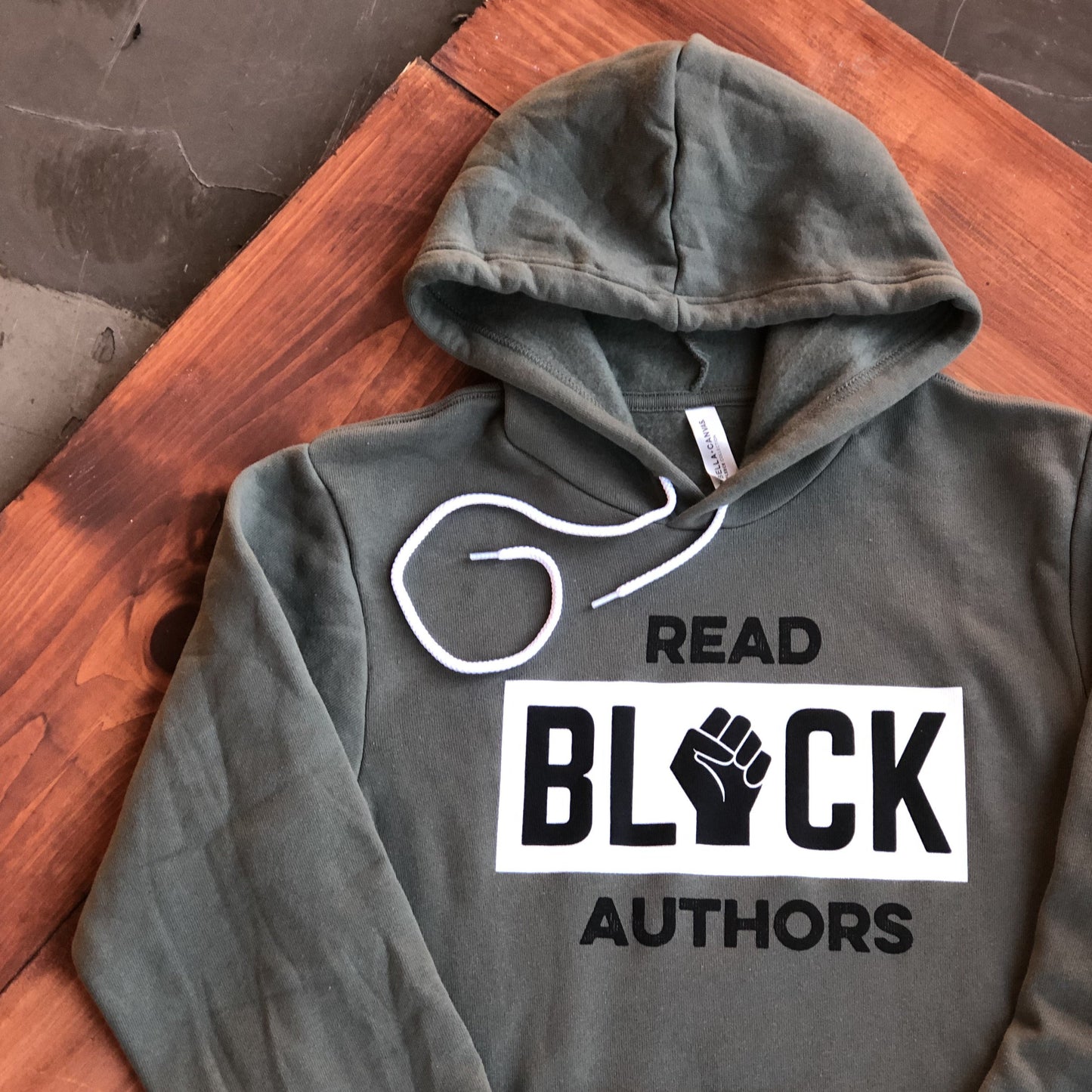 MTW Youth Graphic Hoodies: Read Black Authors (Olive)