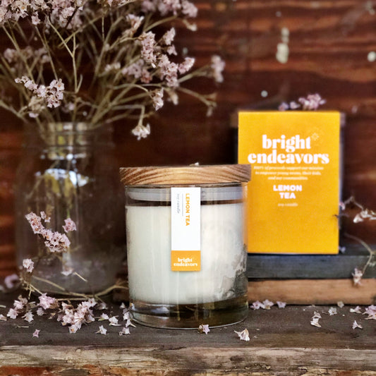 Bright Endeavors Candle: Lemon Tea