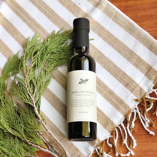 Canaan: Basil Organic Olive Oil (250 ml)