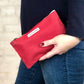 Made Free Zipped Pouch: Red