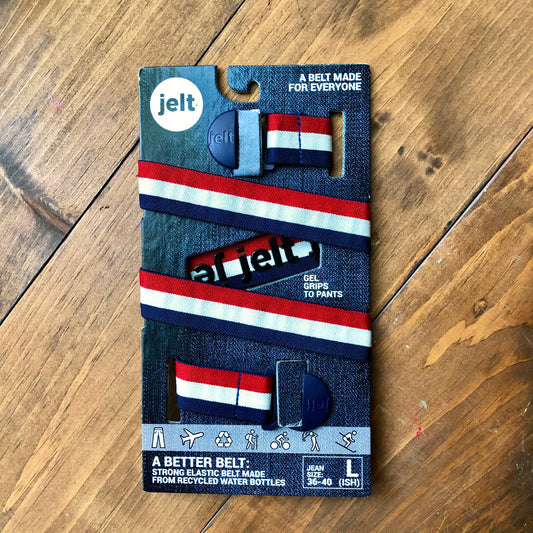 Jelt Belts: The USA Striped Elastic Belt