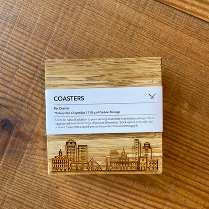 ChopValue: Boston Skyline Coasters (Set of 4)