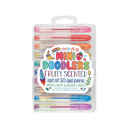 OOLY: Mini Doodlers Fruity Scented Gel Pens - Set of 20