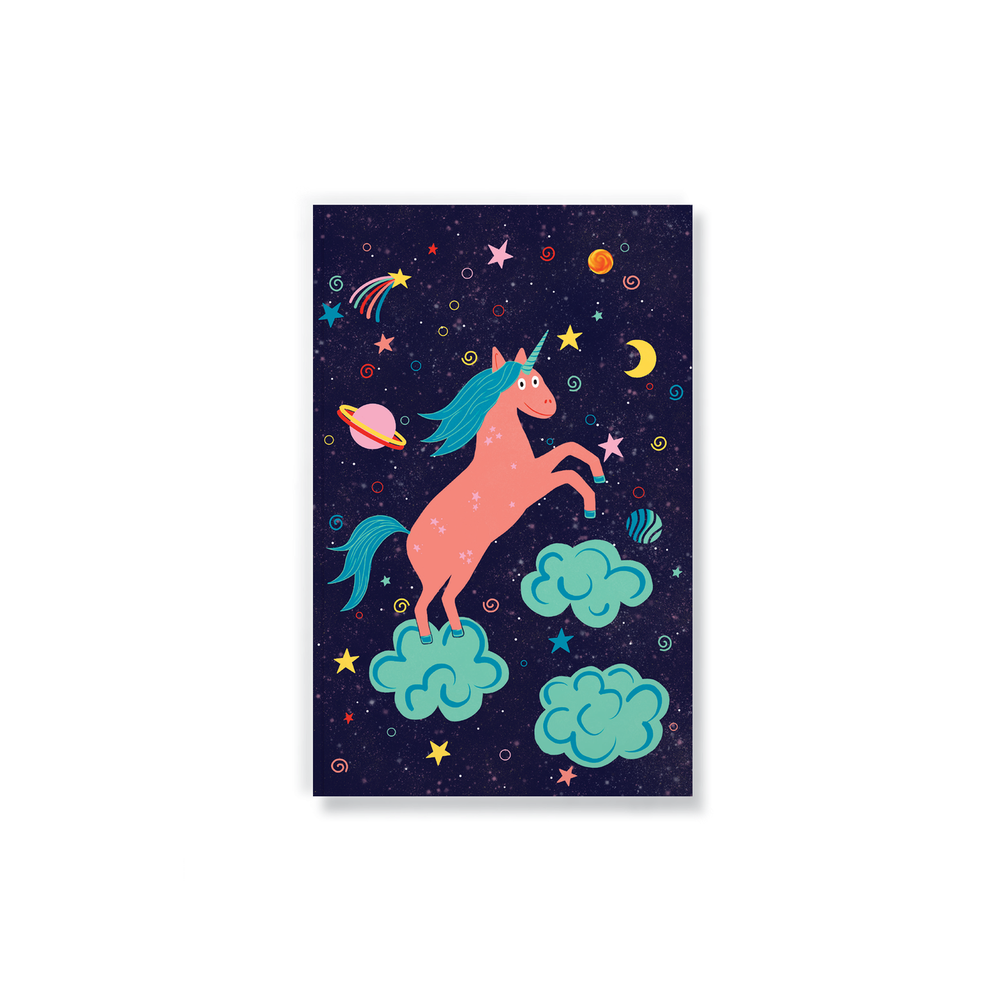 Denik: Space Unicorn Classic Layflat Journal Notebook