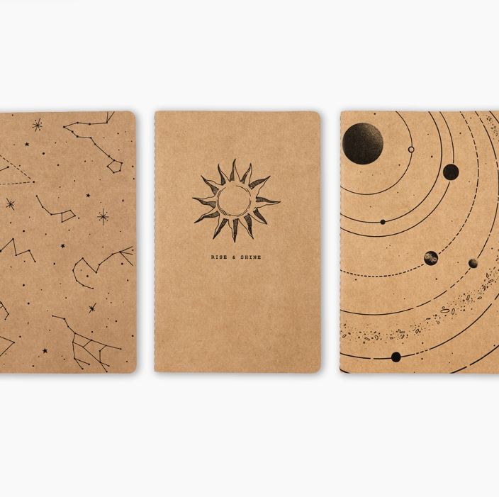 Denik: Astronomy Notebooks Bundle (Pack of 3)