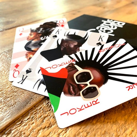 Black Cards: Black Kings & Queens Playing Cards