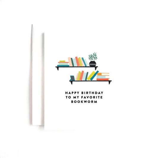 Joy Paper Co: Bookworm Birthday Card