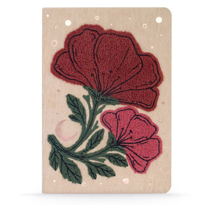 Denik: Double Bloom Embroidered Journal Notebook