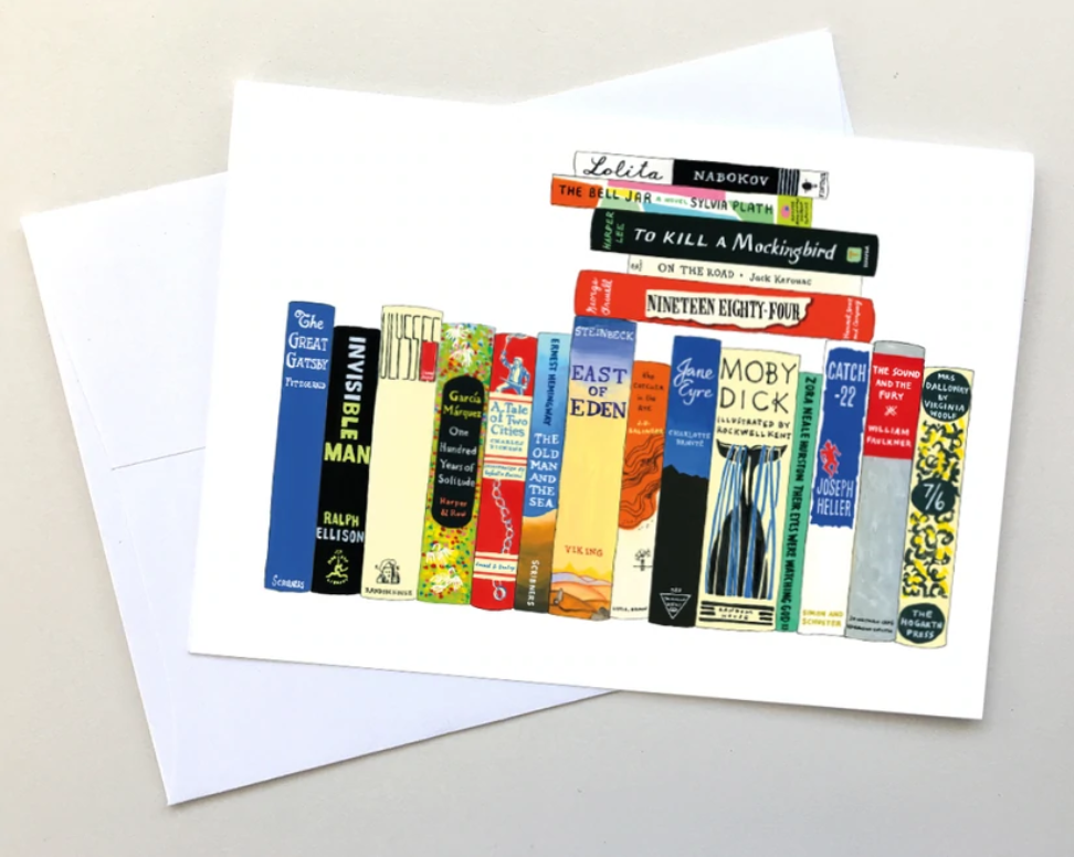 Ideal Bookshelf Greeting Card Single: Classics Novels