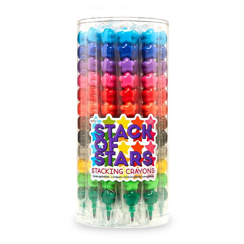 OOLY - Stack of Stars Stacking Crayons