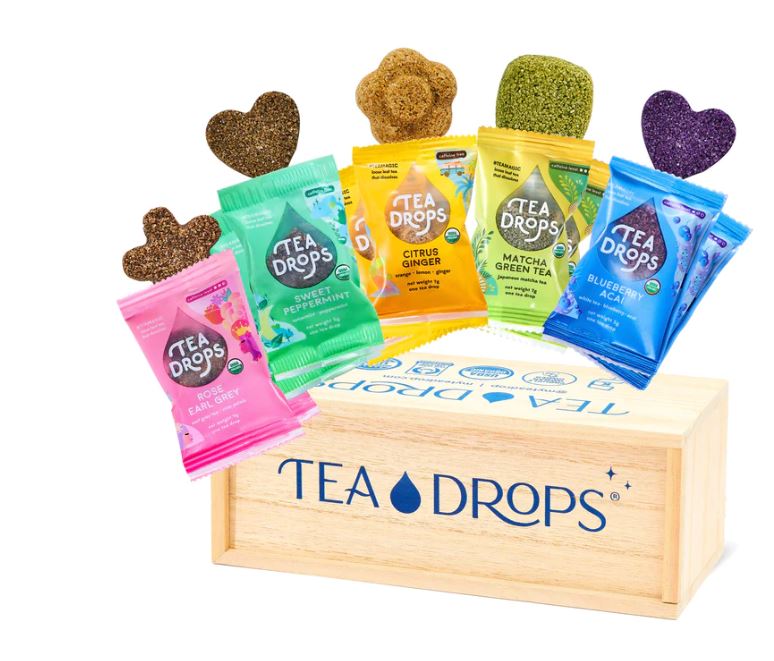 Tea Drops: Deluxe Assortment Teas (Wooden Box)