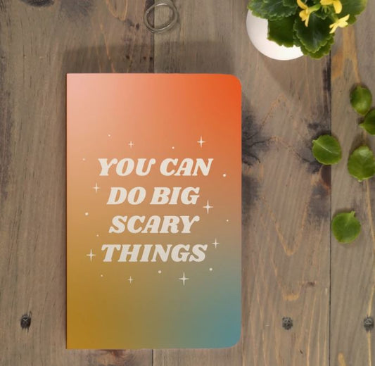 Denik: You Can Do Big Scary Things Classic Layflat Notebook