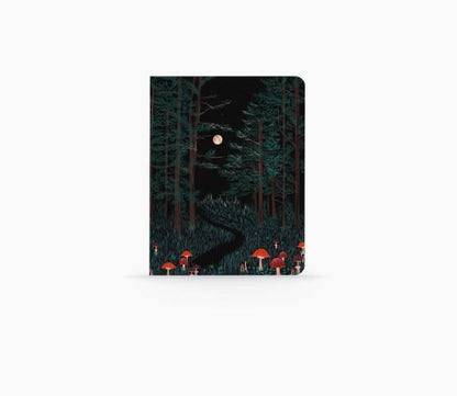 Denik: Moonrise Forest Medium Layflat Notebook