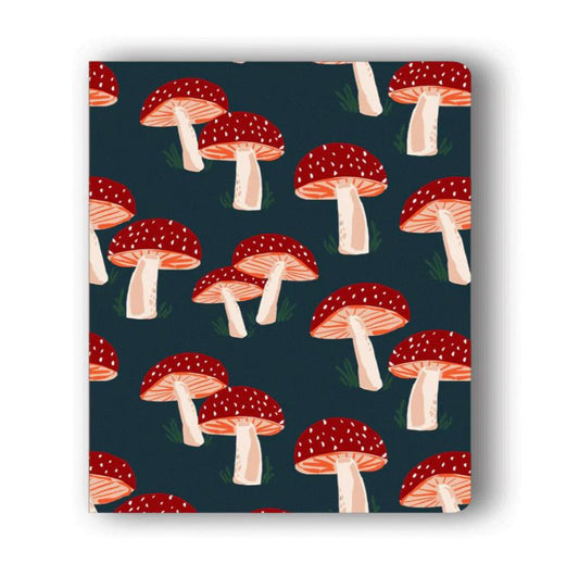 Denik: Navy Mushrooms Classic Layflat Notebook
