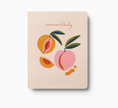 Denik: Everything's Peachy Medium Layflat Notebook