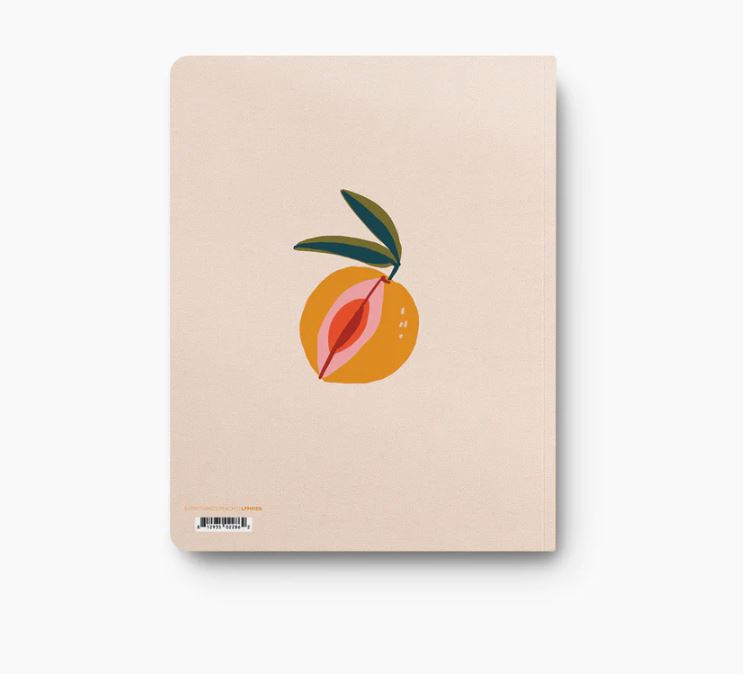 Denik: Everything's Peachy Medium Layflat Notebook