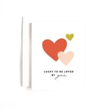 Joy Paper Co: Lucky to be Loved by You Valentine's Day/Love/Friend Card