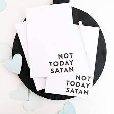 Joy Paper Co: Not Today Satan Notepad