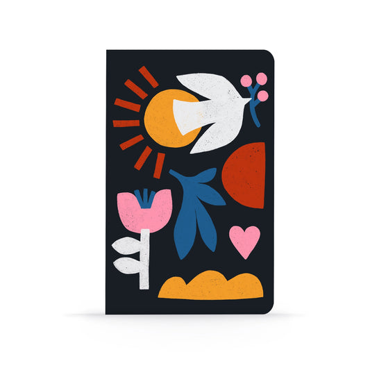 Denik: Sun & Bird Classic Layflat Notebook