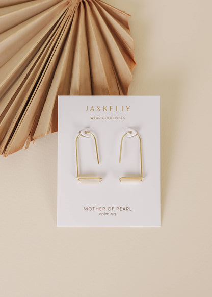 Jax Kelly: Drop - Mother of Pearl - Earring