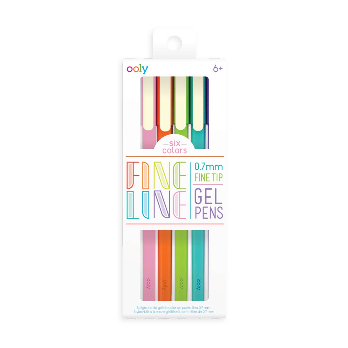 OOLY: Fine Lines Gel pens set of 6