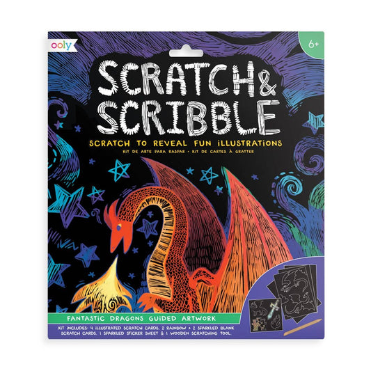 OOLY: Scratch & Scribble - Fantastic Dragons