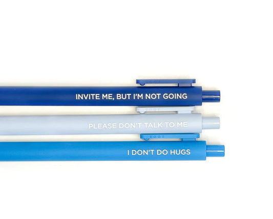 Grey Street Paper: Introvert Pen Set