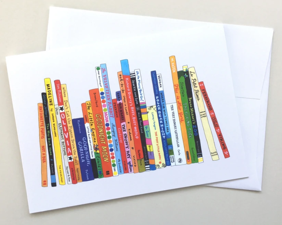 Ideal Bookshelf Greeting Card Single: Kids