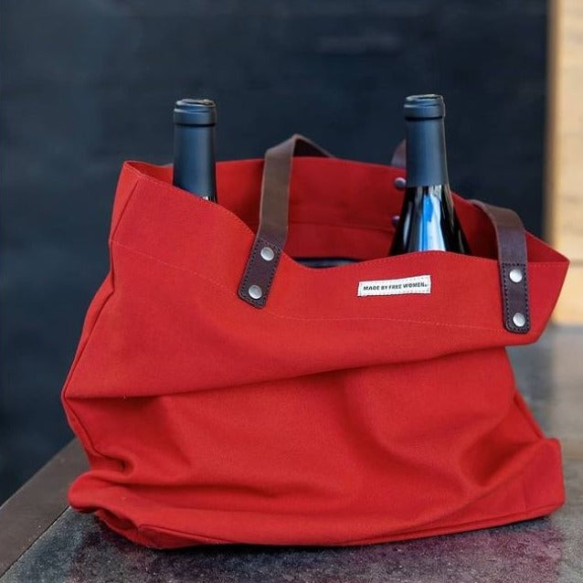 Made Free Day Tote: Red