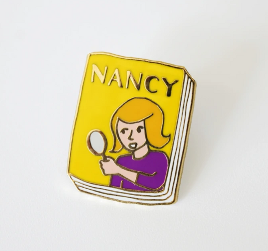 Ideal Bookshelf Pins: Nancy Drew