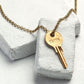 Giving Keys Necklace: Classic Gold (Faith)