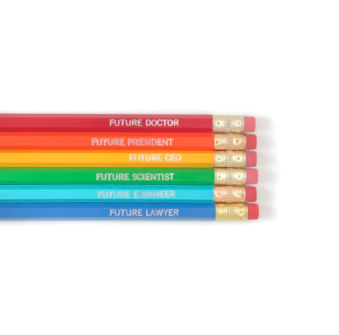 Grey Street Paper: The Future Set of 6 Pencils