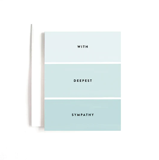 Joy Paper Co: With Deepest Sympathy Card