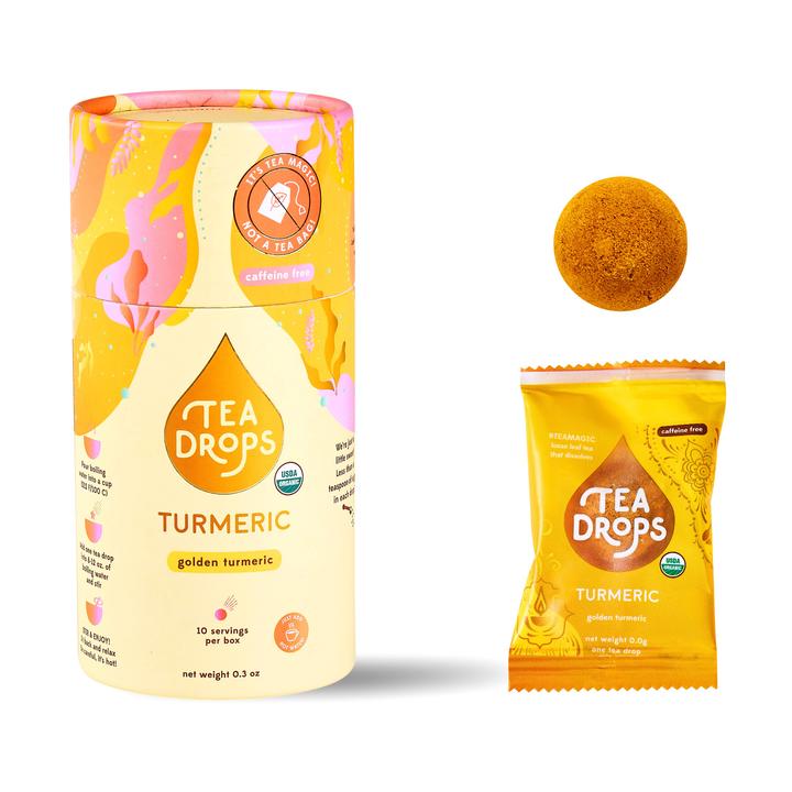 Tea Drops: Turmeric (Cylinder)